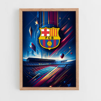 ap-barcelona sporting club-5 cadre Bois clair