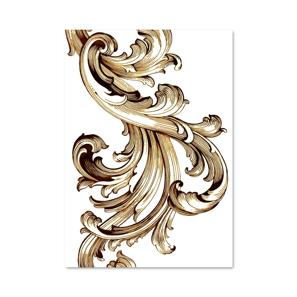 Poster Spirales Baroques