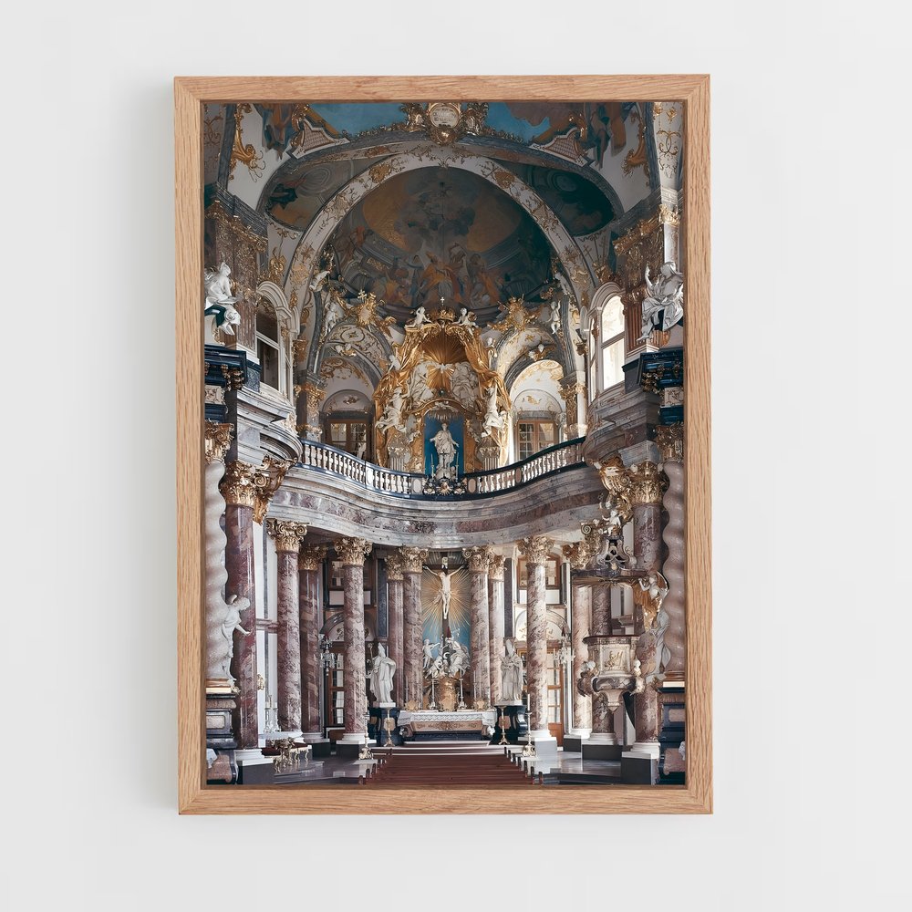 ap-baroque architecture-2 cadre Bois clair