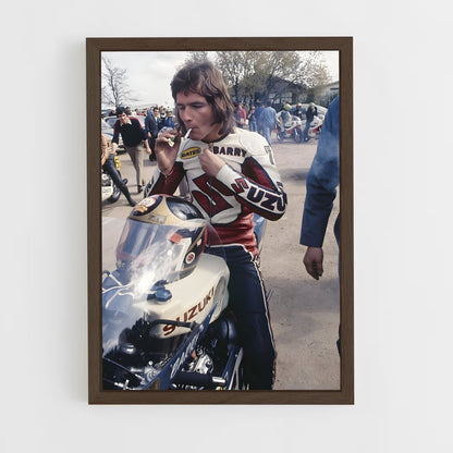 ap-barry sheene-1 cadre Bois foncé