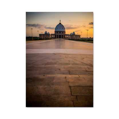 Poster Basilica notre dame de la paix yamoussoukro 86195