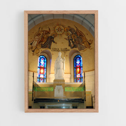 ap-basilica sainte anne brazzaville-3 cadre Bois clair