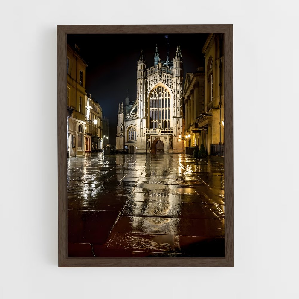 ap-bath abbey-4 cadre Bois foncé