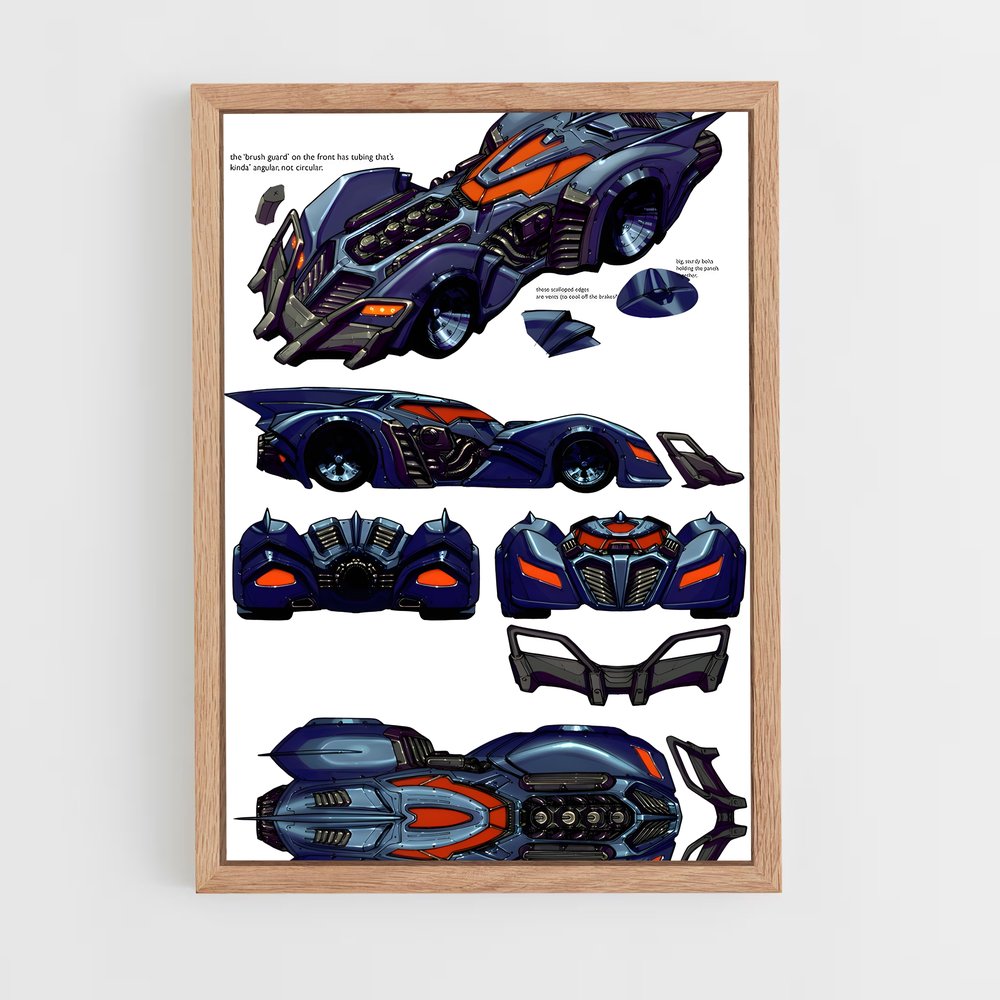 ap-batmobile-3 cadre Bois clair