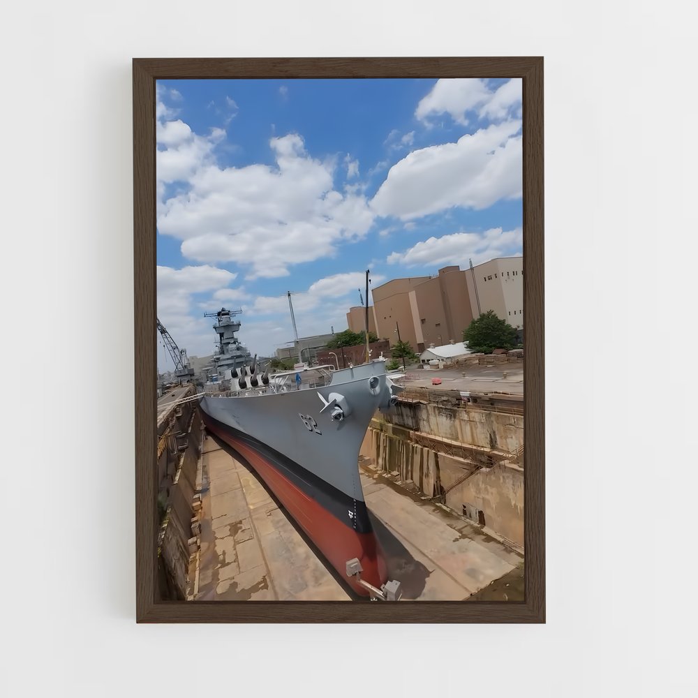 ap-battleships-3 cadre Bois foncé