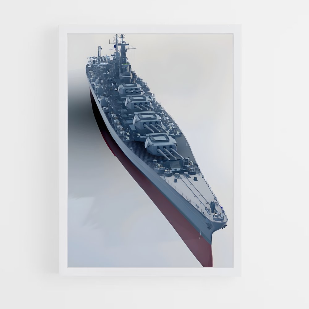 ap-battleships-5 cadre Blanc
