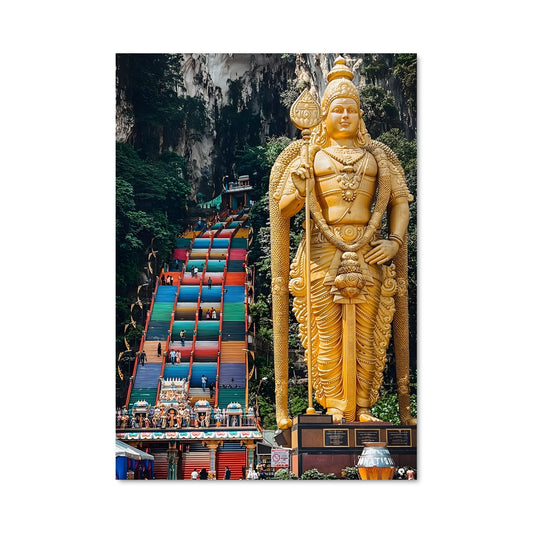 Poster Dieu des Cavernes