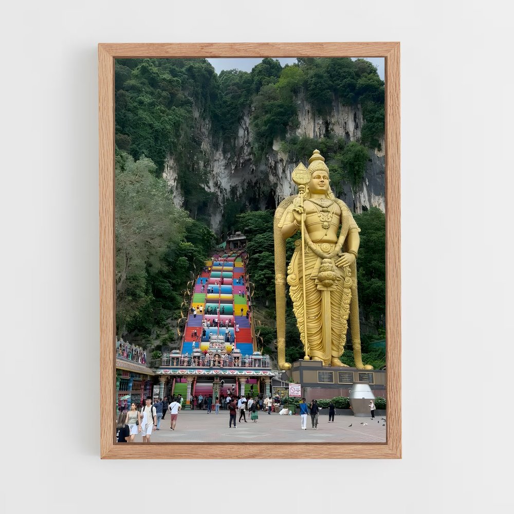 ap-batu caves-9 cadre Bois clair