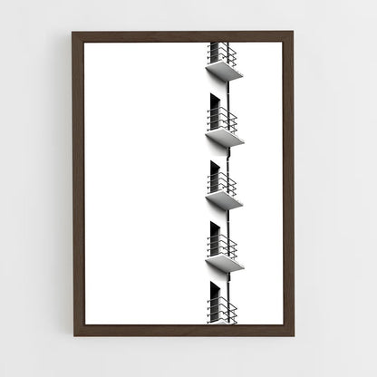 ap-bauhaus architecture-4 cadre Bois foncé