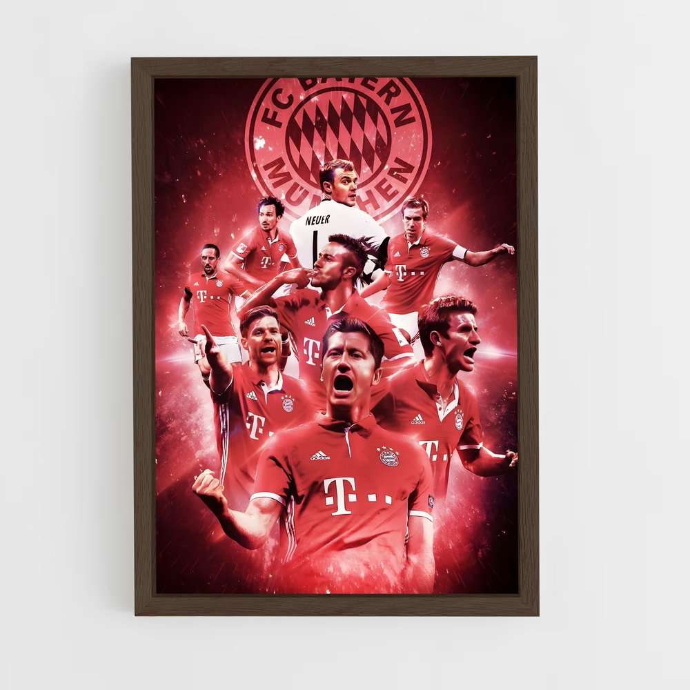 ap-bayern munich fc-15 cadre Bois foncé