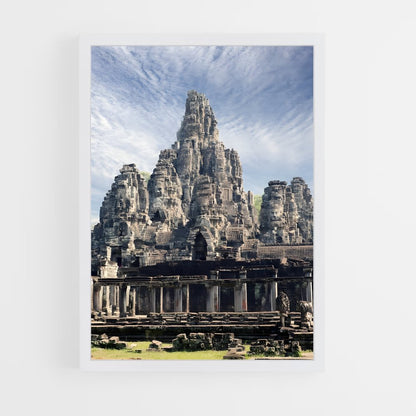 ap-bayon temple-7 cadre Blanc