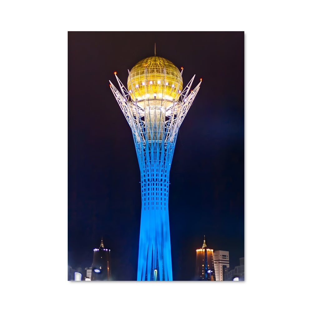 Poster Nuit Étoilée Bayterek