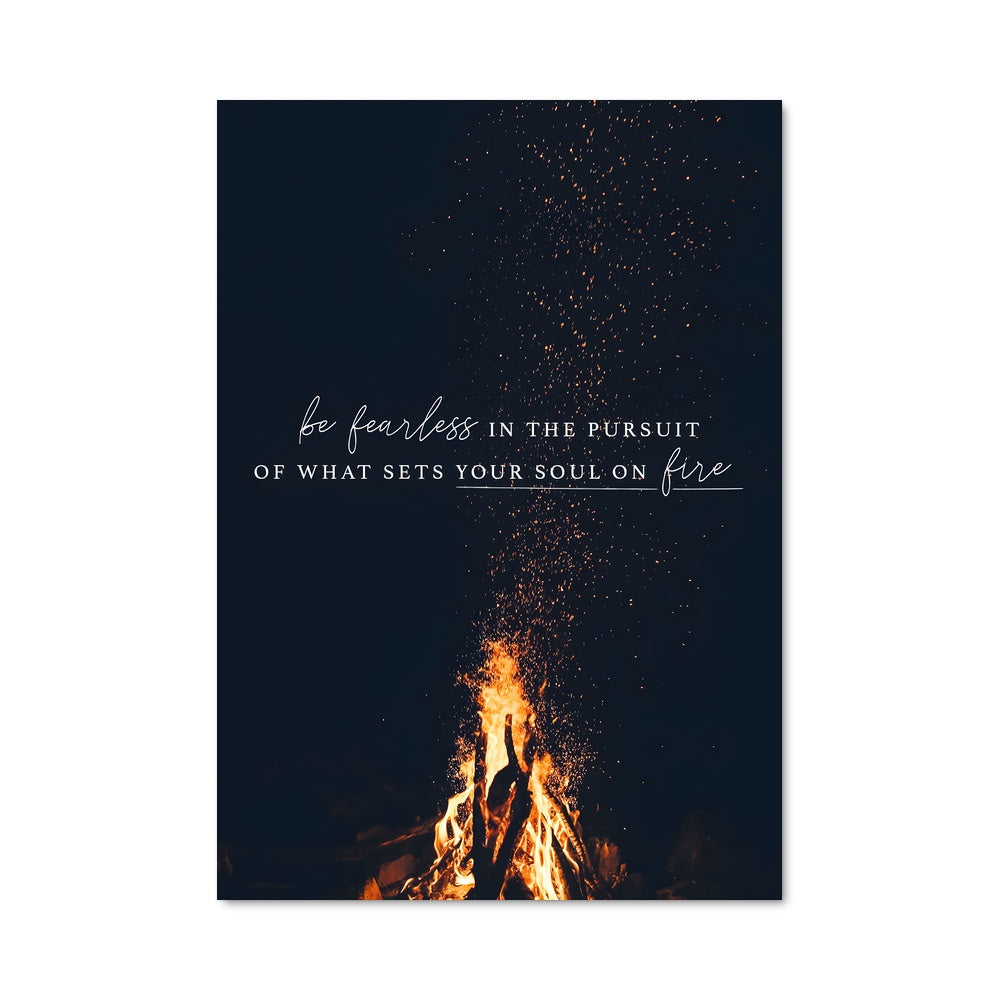 Poster Flamme de Courage