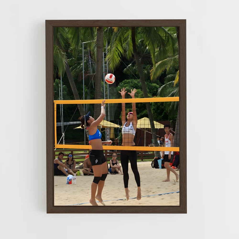 ap-beach volleyball nations cup-6 cadre Bois foncé