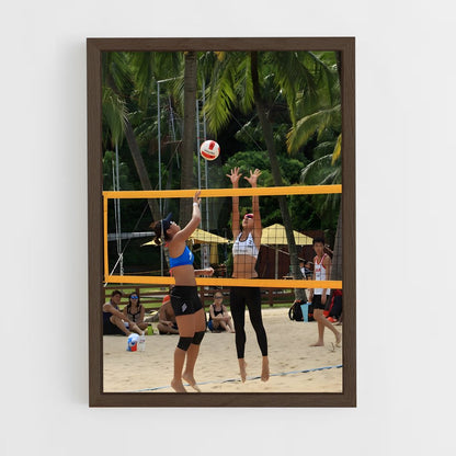 ap-beach volleyball nations cup-6 cadre Bois foncé