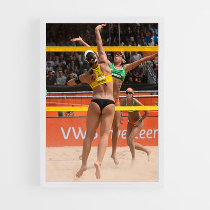 ap-beach volleyball world championships-1 cadre Blanc
