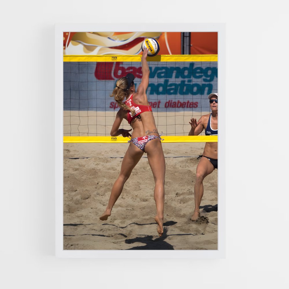 ap-beach volleyball world championships-6 cadre Blanc