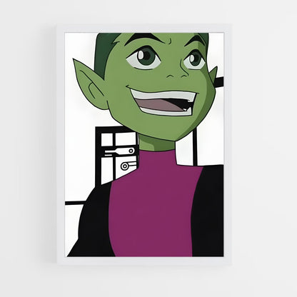 ap-beast boy-1 cadre Blanc
