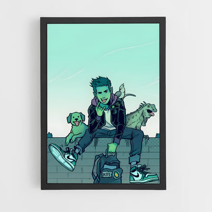 ap-beast boy-3 cadre Noir