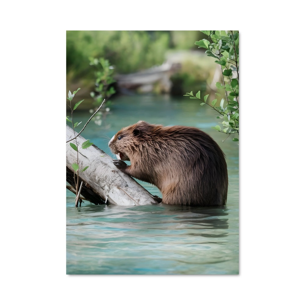 Poster Castor en Éveil