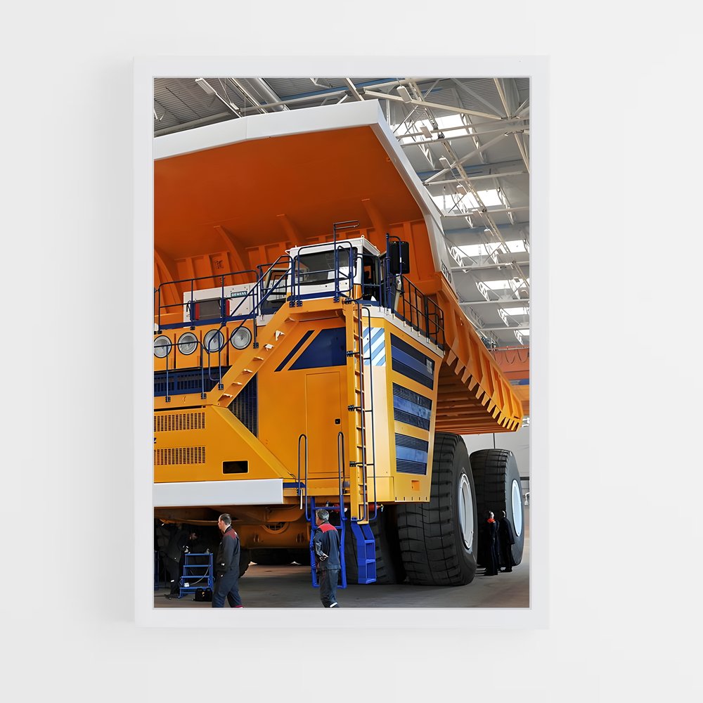 ap-belaz 75710 dump truck-1 cadre Blanc