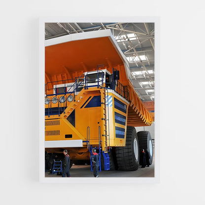 ap-belaz 75710 dump truck-1 cadre Blanc