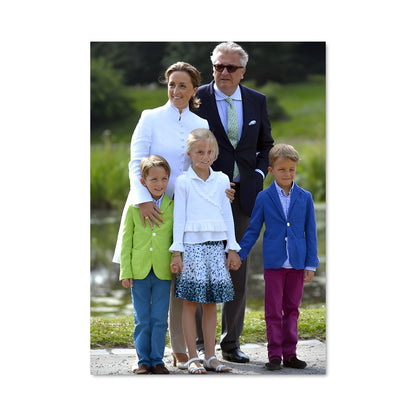 Poster Famille Royale Belge
