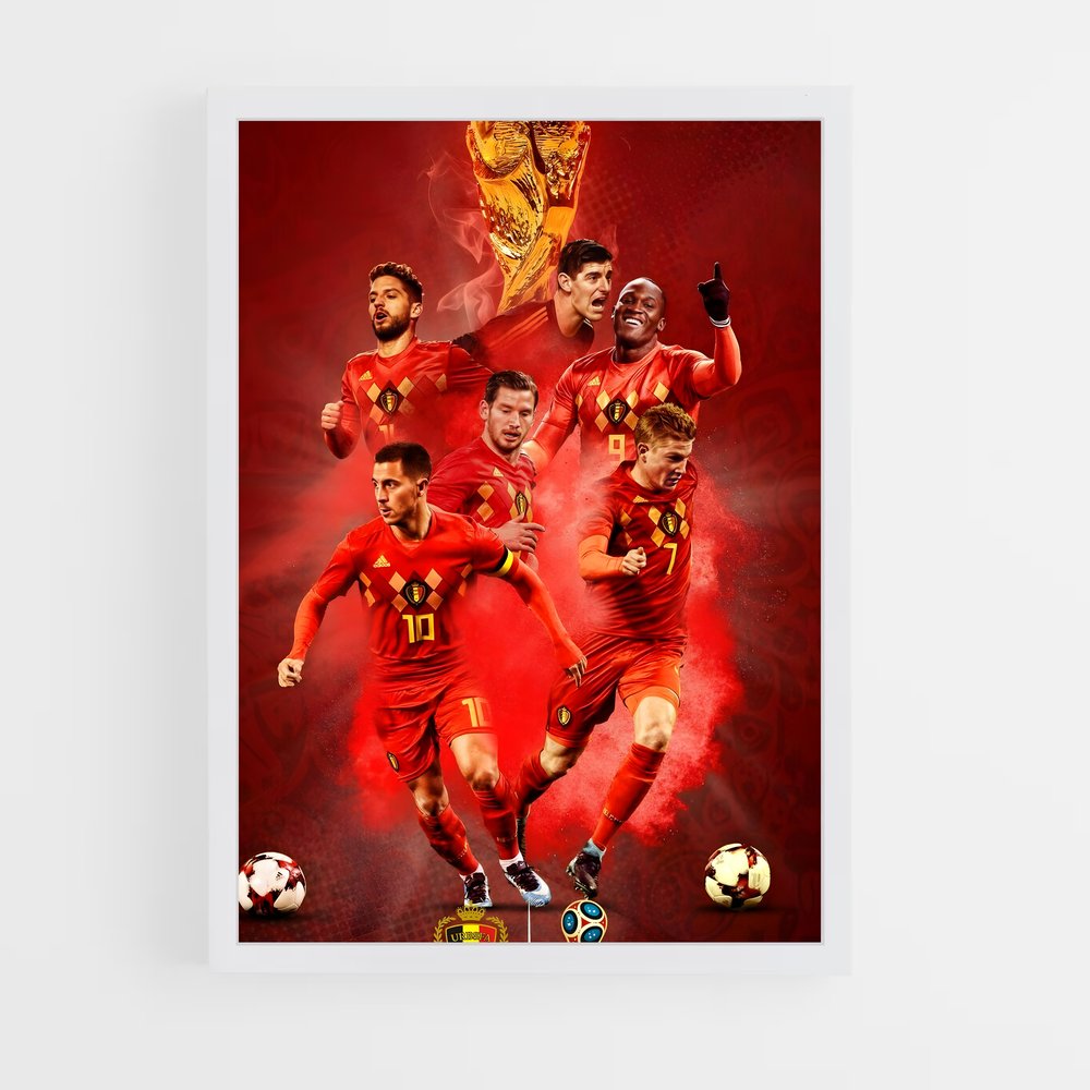 ap-belgium national football team-2 cadre Blanc