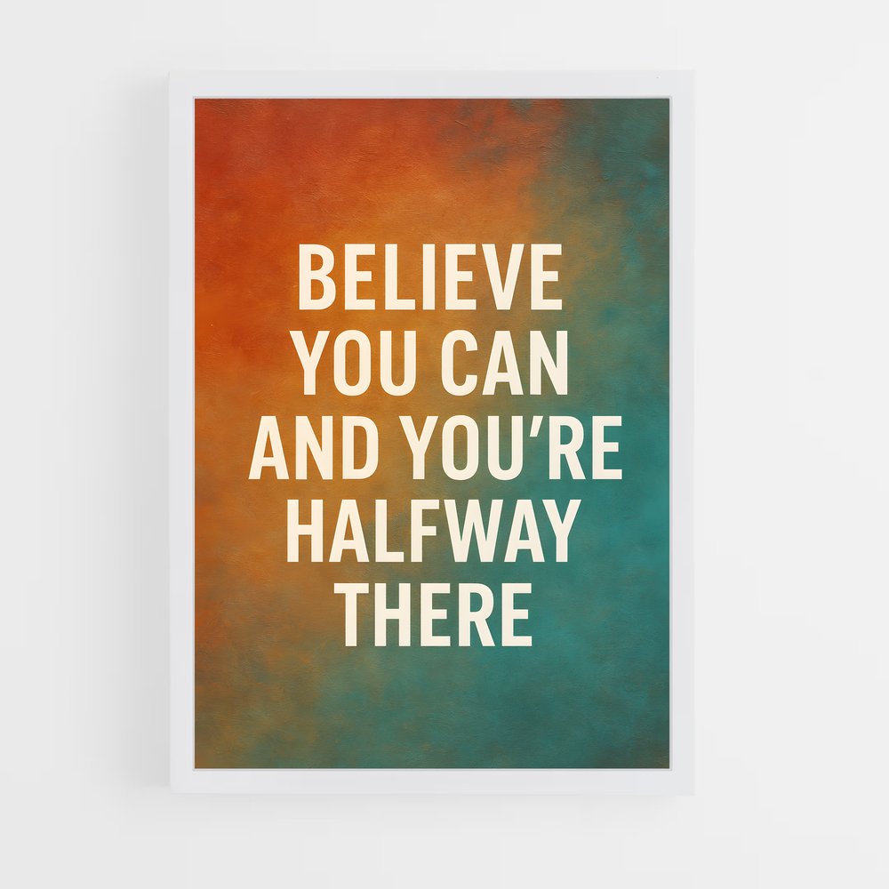 ap-believe in yourself-1 cadre Blanc