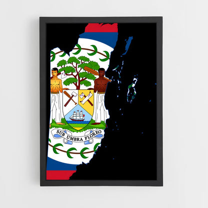 ap-belize flag-2 cadre Noir