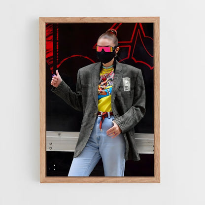 ap-bella hadid-7 cadre Bois clair