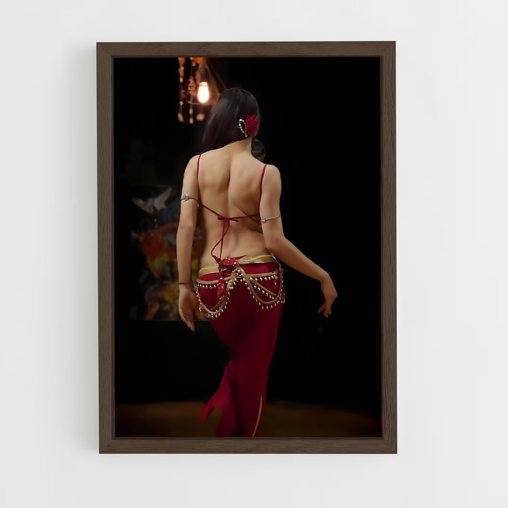ap-belly dance-1 cadre Bois foncé