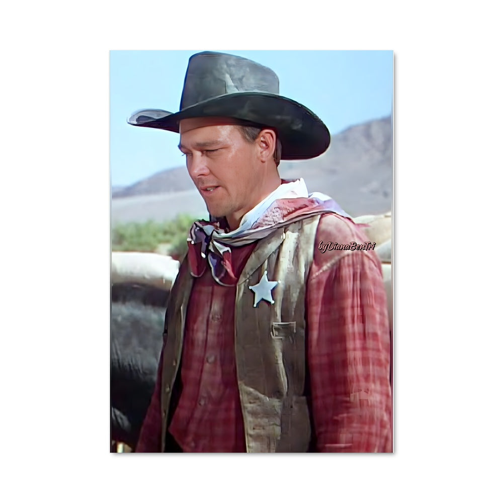 Poster Cowboy à la Ferme