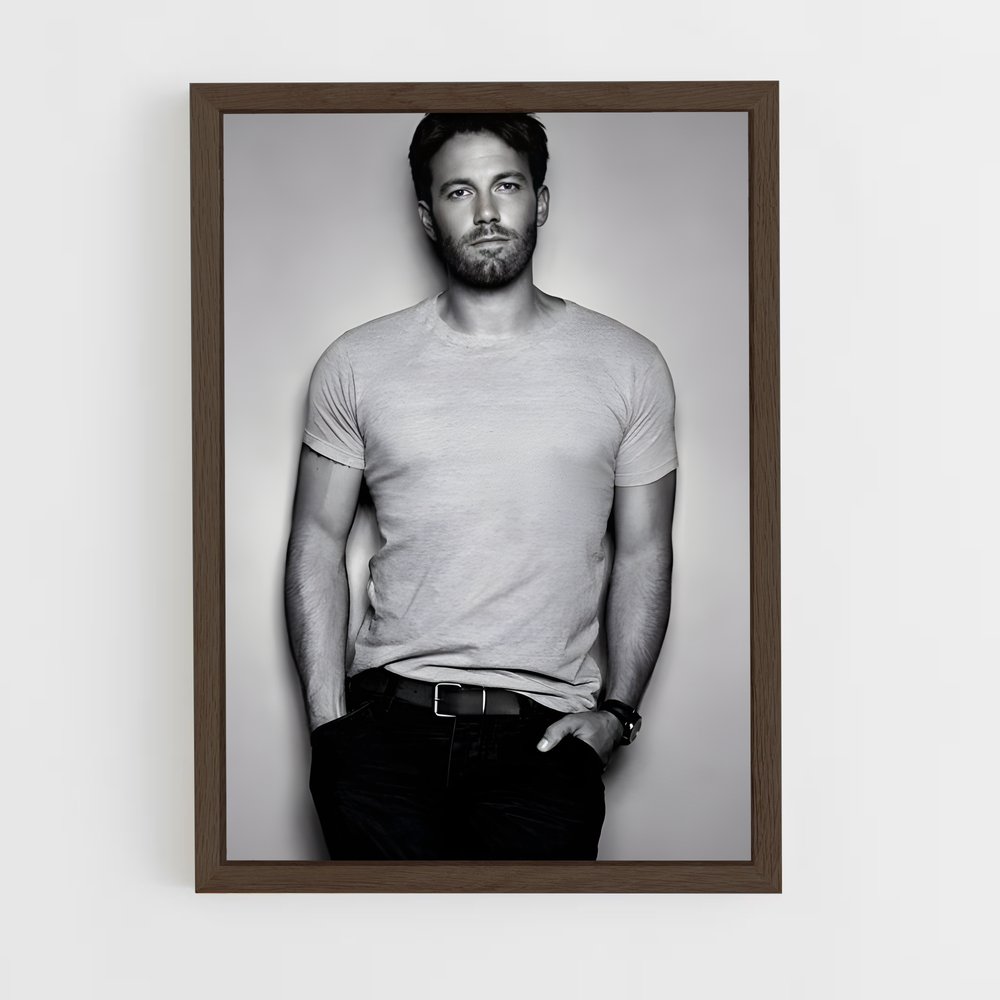 ap-ben affleck-3 cadre Bois foncé