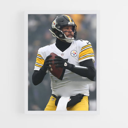 ap-ben roethlisberger-3 cadre Blanc