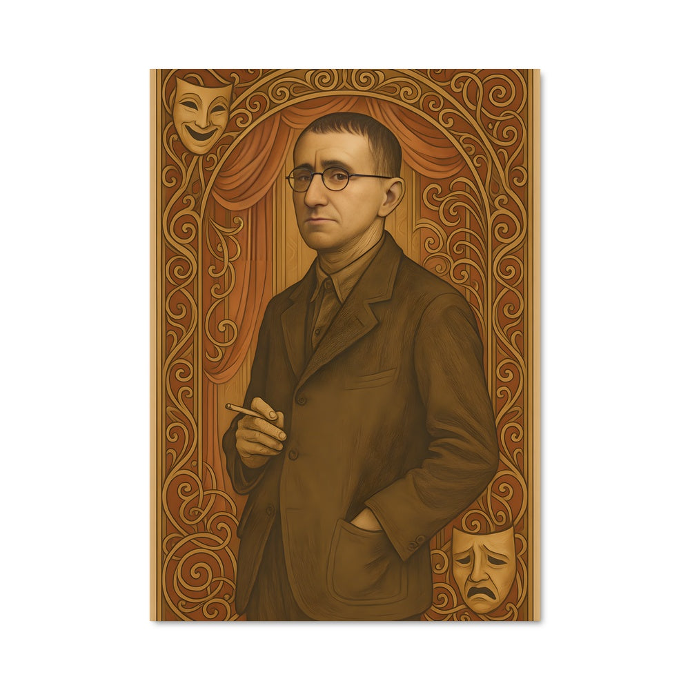 Poster Brecht en Fumée