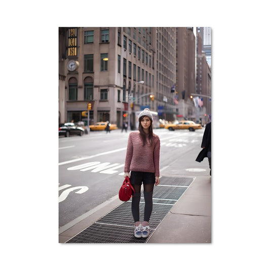 Poster Pink Urban Chic