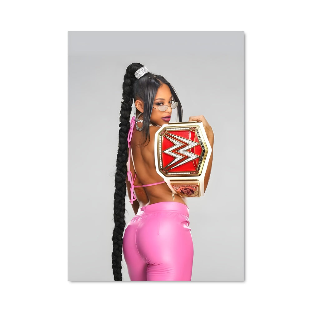 Poster Championne en Rose