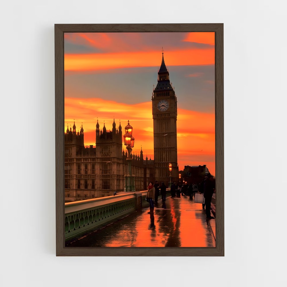 ap-big ben-6 cadre Bois foncé