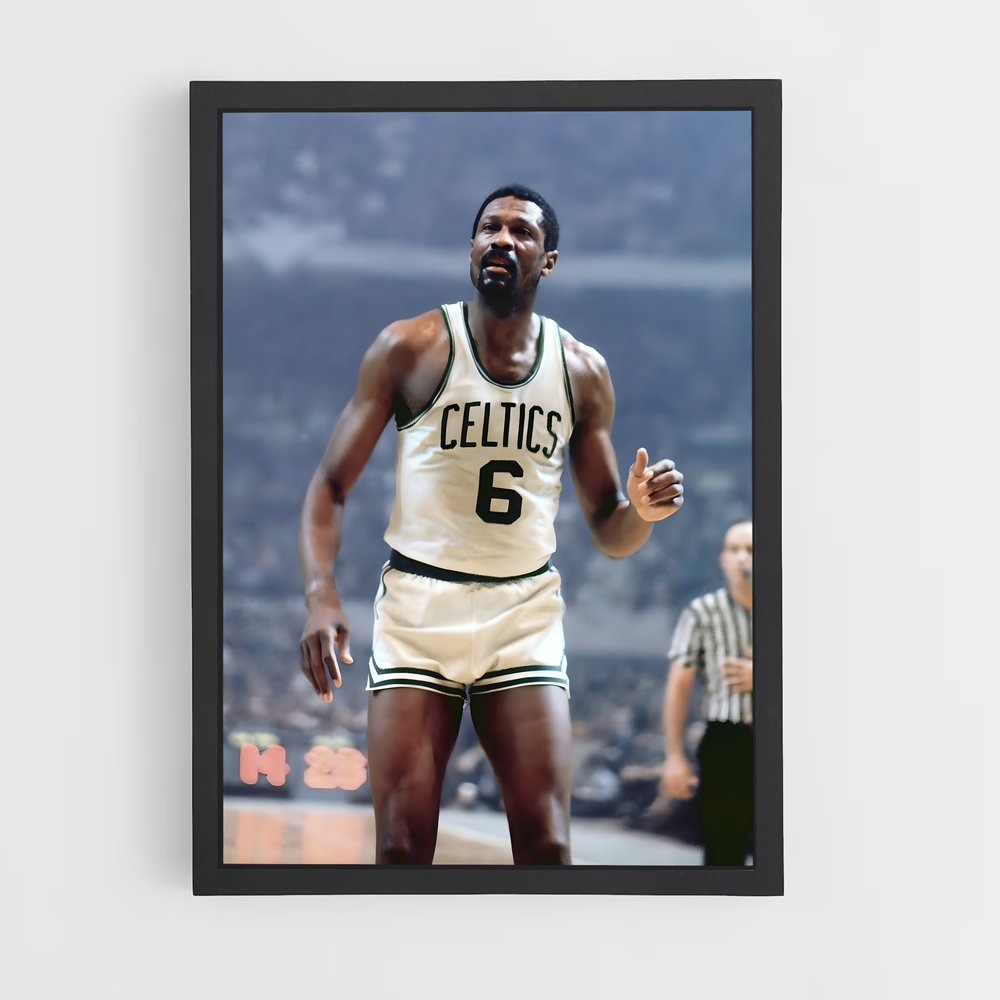 ap-bill russell-7 cadre Noir