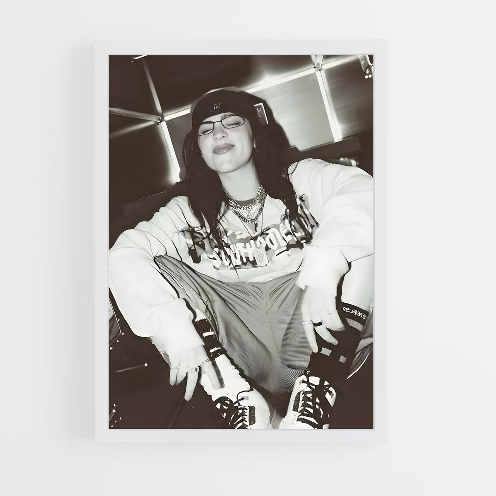 ap-billie eilish-3 cadre Blanc