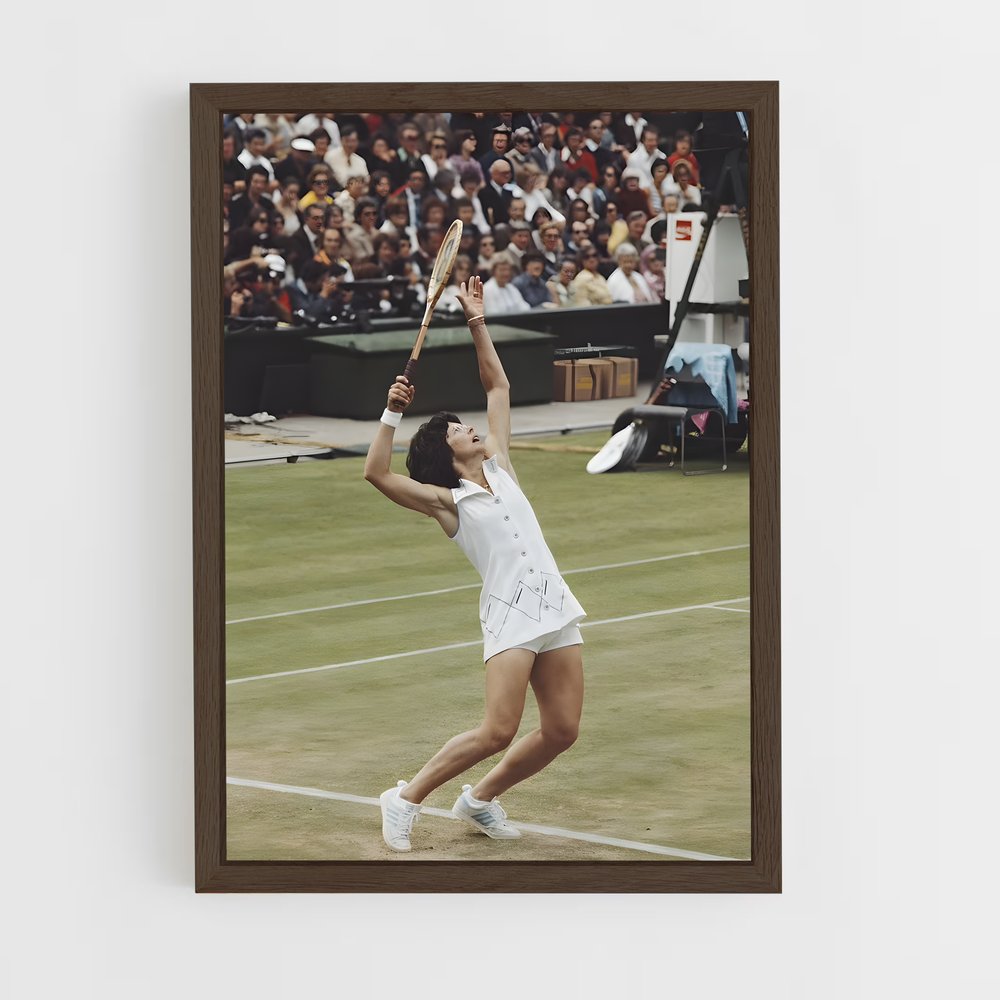 ap-billie jean king-5 cadre Bois foncé