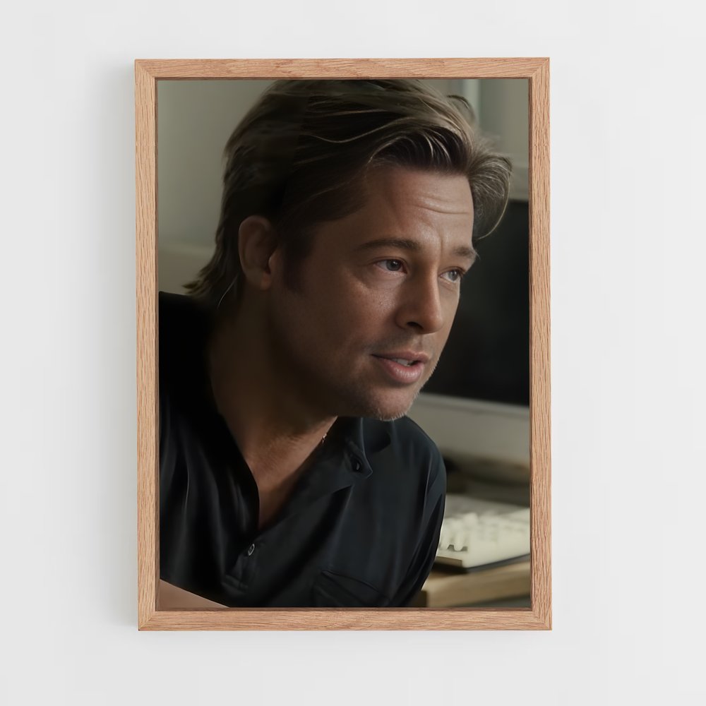 ap-billy beane-1 cadre Bois clair
