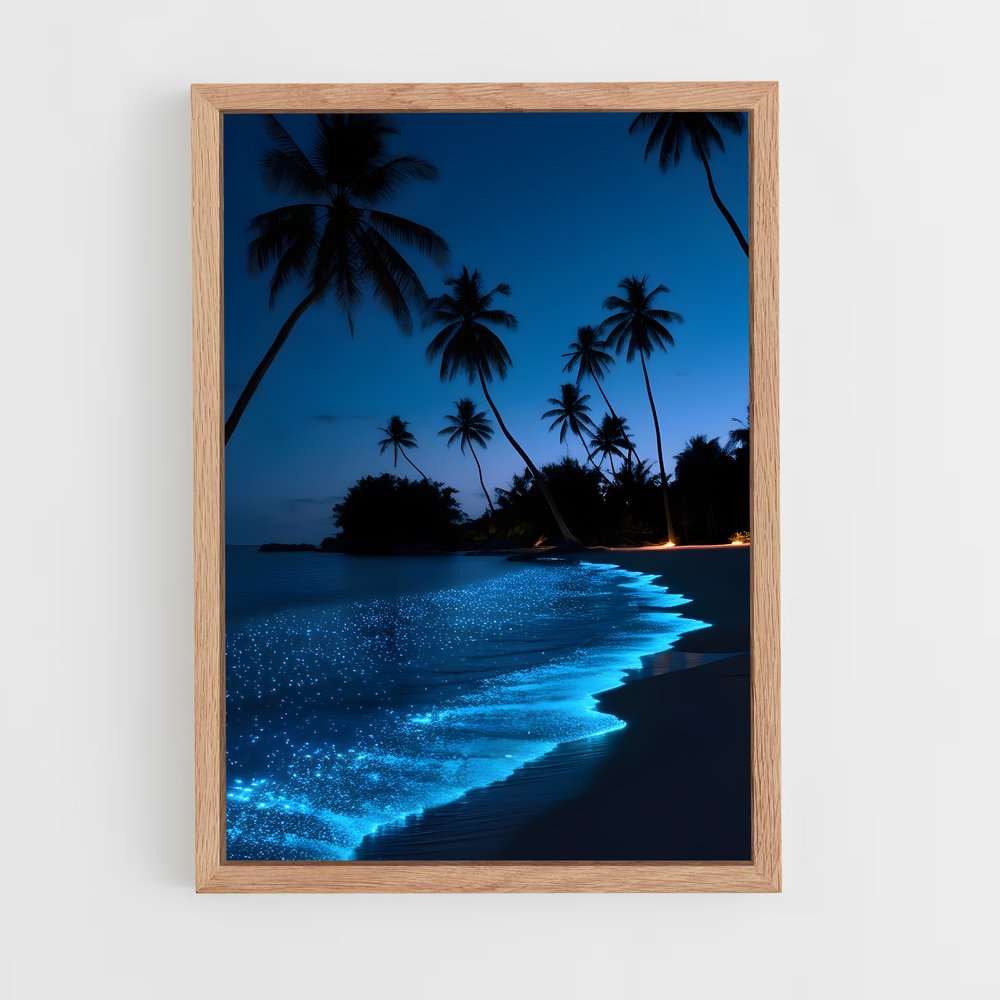 ap-bioluminescent beaches-4 cadre Bois clair