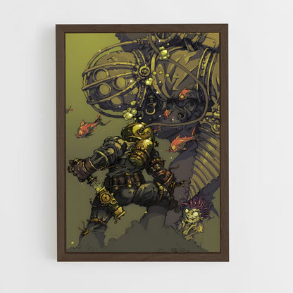 ap-bioshock-4 cadre Bois foncé