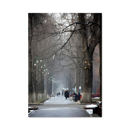 Poster Hiver à Bishkek