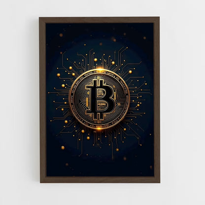 ap-bitcoin-12 cadre Bois foncé