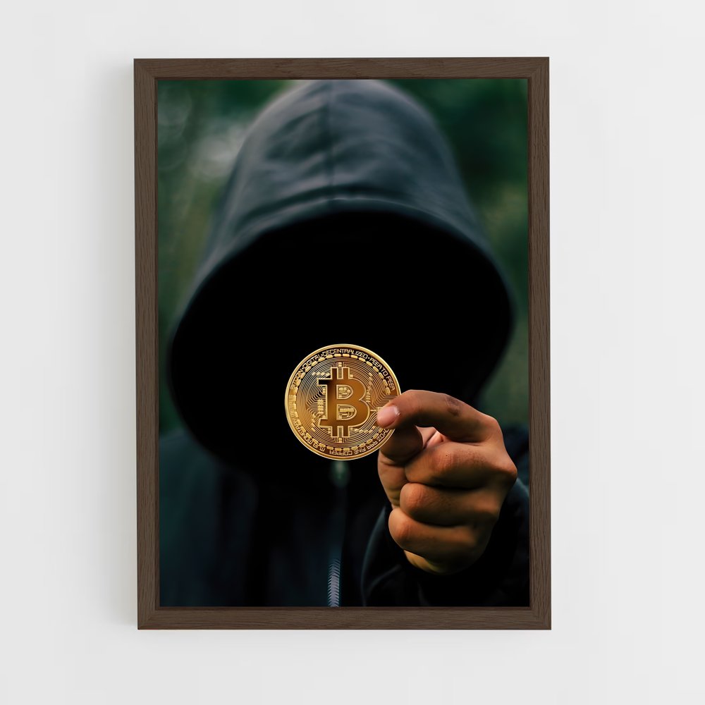 ap-bitcoin-13 cadre Bois foncé