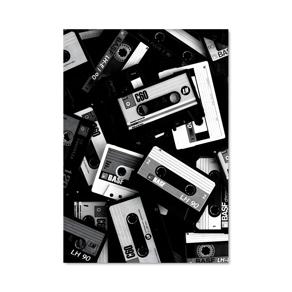 Poster Cassettes Nostalgie