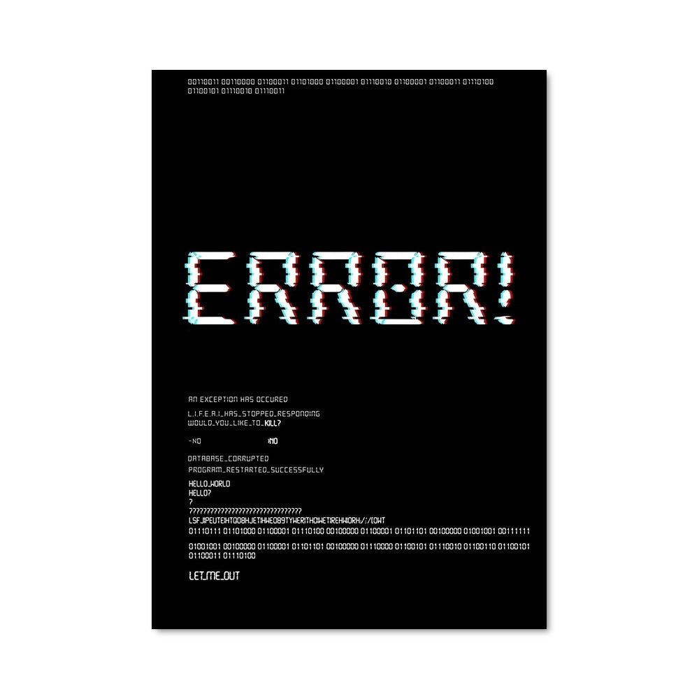 Poster Erreur Fatale